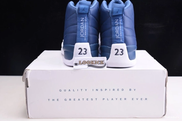 One Kick Air 12 Jordan Retro Blue Stone 130690-404 0716